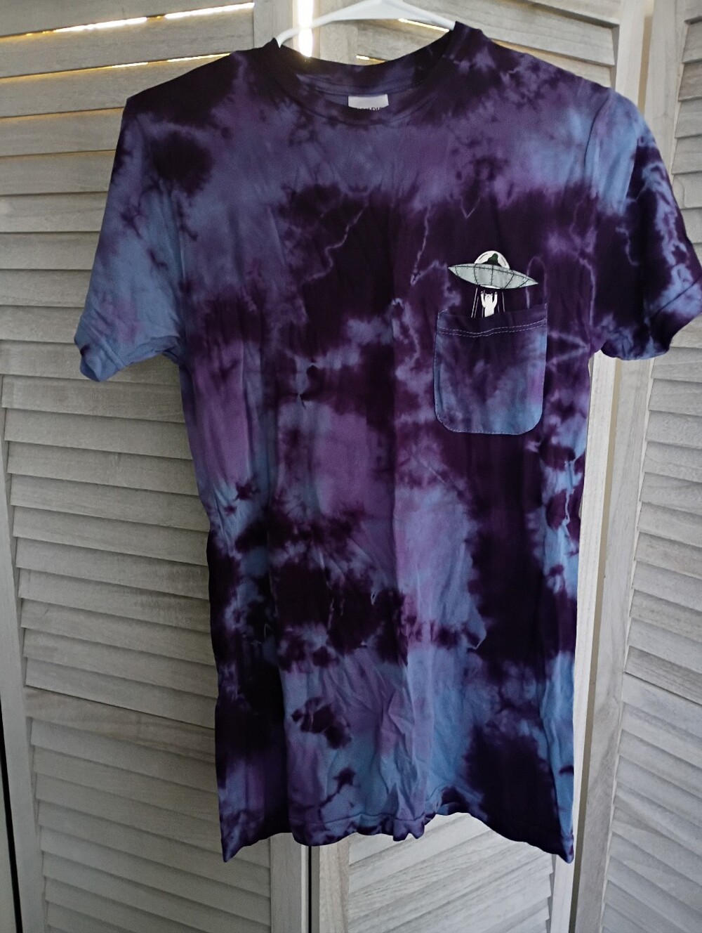 RIP N DIP Women's Size Small Purple Lord Nermal Tie Dye Tee Shirt NWOT